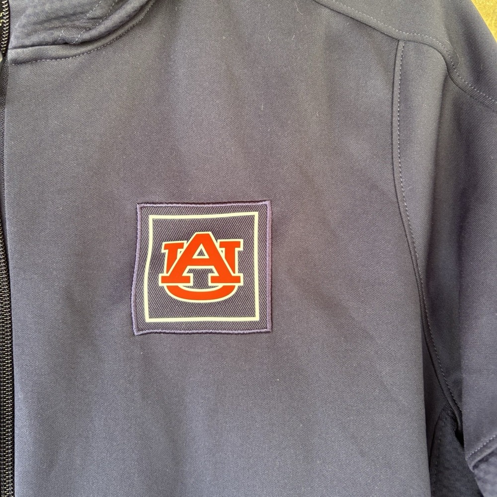 Auburn Tigers Under Armour Full Zip Jacket Embroidered Navy Medium Hoodie - Picture 2 of 7